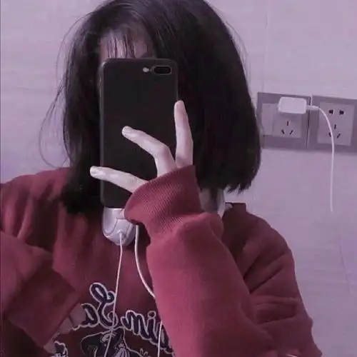 治愈系可爱女生真人遮脸头像