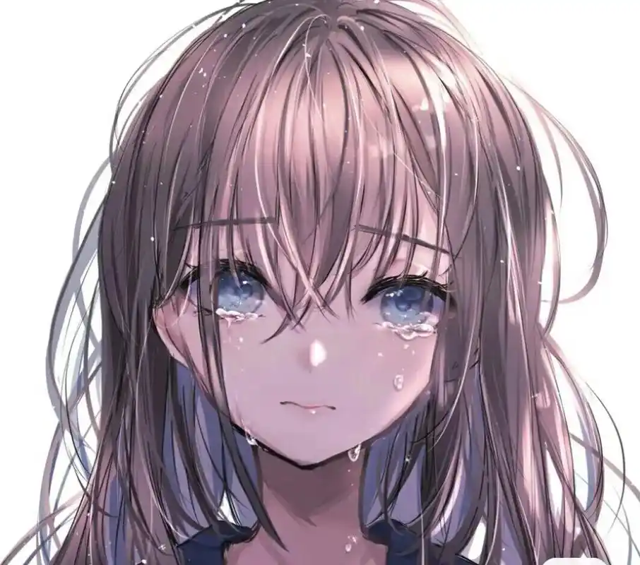 悲伤女头像#动漫女头 - 抖音