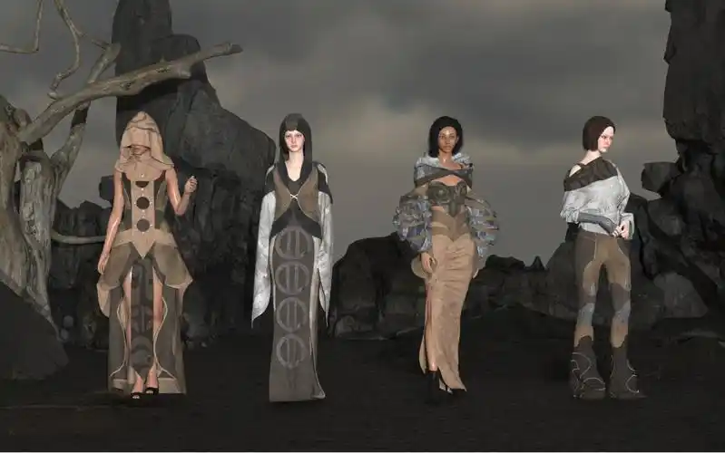 【毕业设计】结合史前艺术与末世文化的虚拟服装设计