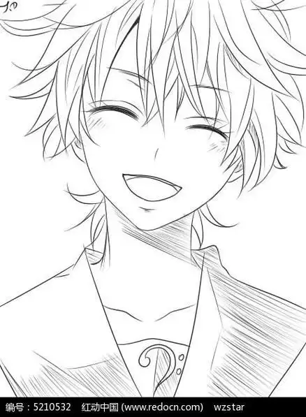 手绘动漫少年简笔画少年简笔画少年简笔画简笔画少年图解儿童简笔画