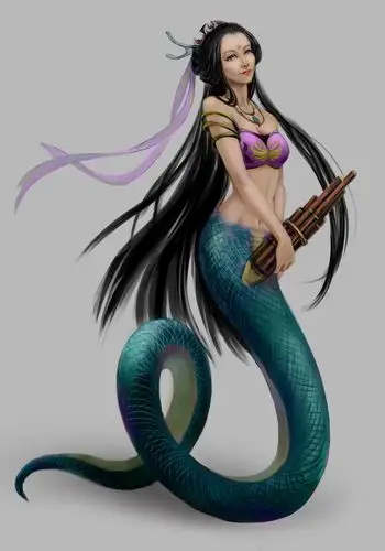 想到传说中的人身蛇尾,我去查了很多资料,其他就是个人发挥了.