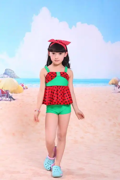 2013新款儿童游泳衣连体儿童泳衣 儿童泳装女童泳装女童5145图片_7