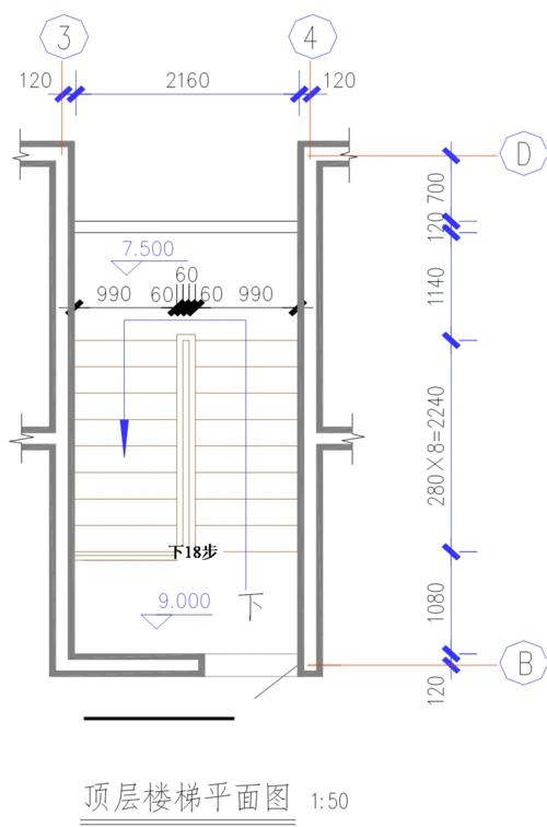 教你读懂楼梯平面图!