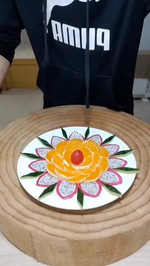 简简单单做个大漂亮拼盘水果摆盘