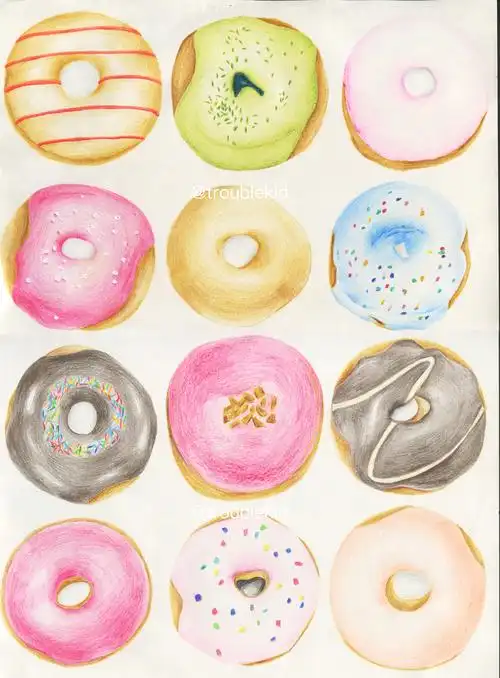 绘见彩铅①|在画纸上描绘耐心的细腻