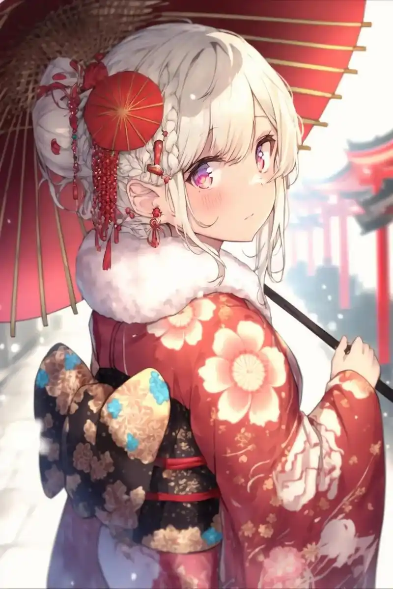 和服特辑.#ai绘画 #二次元 #图文伙伴计划 #创作灵感  - 抖音