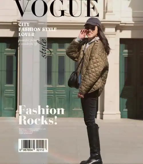 来点灵感摆了几个pose醒图模版搜杂志封面大片儿妥妥滴#杂志风写真