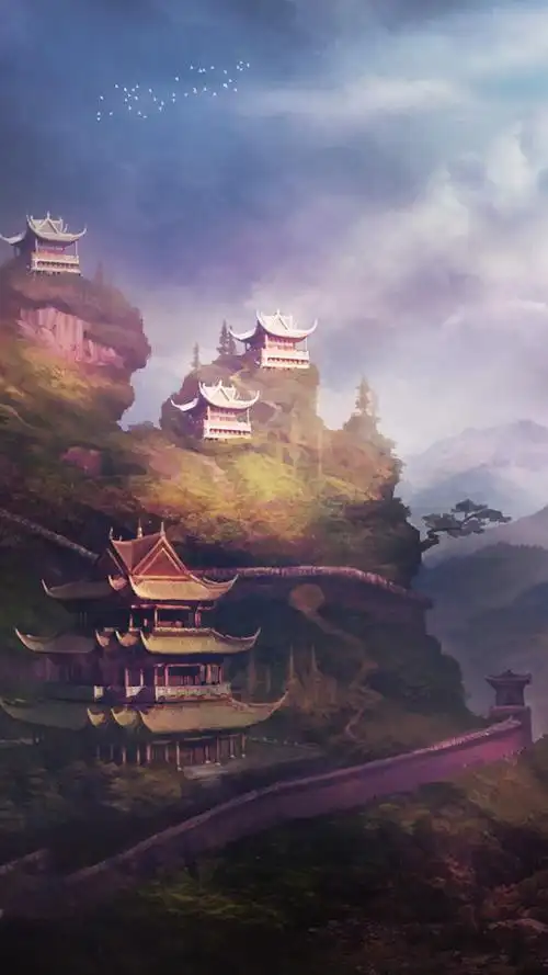 场景插画壁纸古风