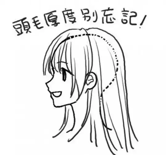 画动漫人物侧面全身像线稿教程好看的图案简笔画女生头像动漫简笔画