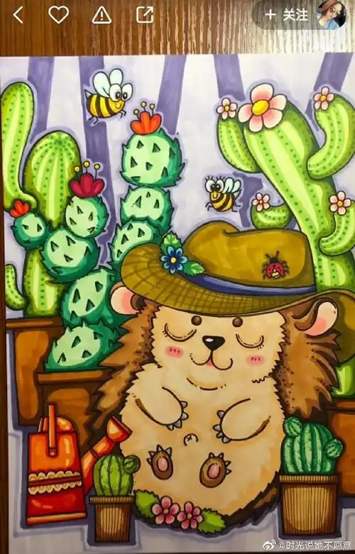 儿童画##儿童画范画##创意儿童画##儿童画素材##马克笔绘画