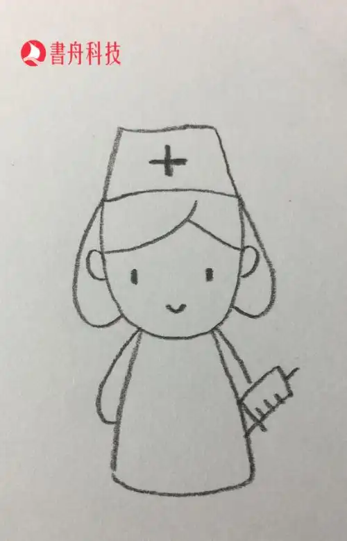 护士简笔画(护士简笔画简单又漂亮)