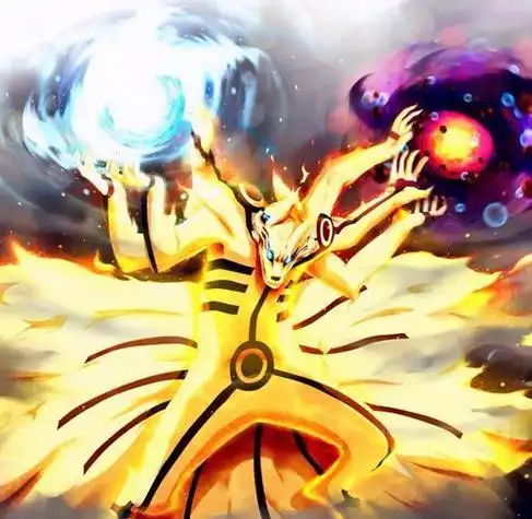 火影忍者 gk mrc 九尾六道鸣人 发光手办模型雕像漩涡鸣人除九尾仙人