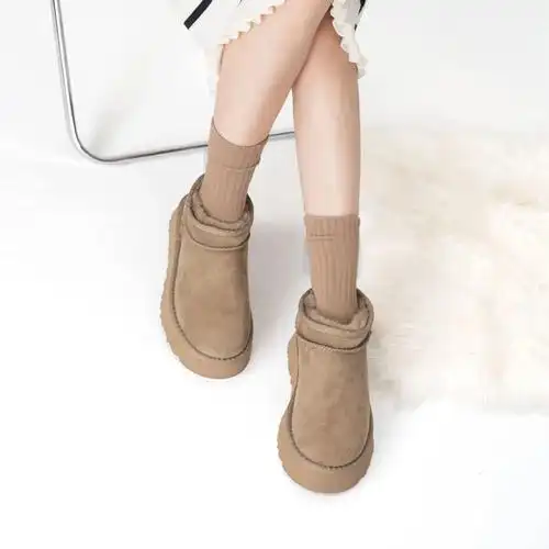 4款不同风格雪地靴,秀气不臃肿,全羊毛内里,像踩在棉花里|内里_新浪