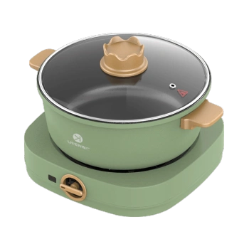 利仁liven分体式电锅火锅锅家用多功能一体锅电热锅电炖锅分体式电