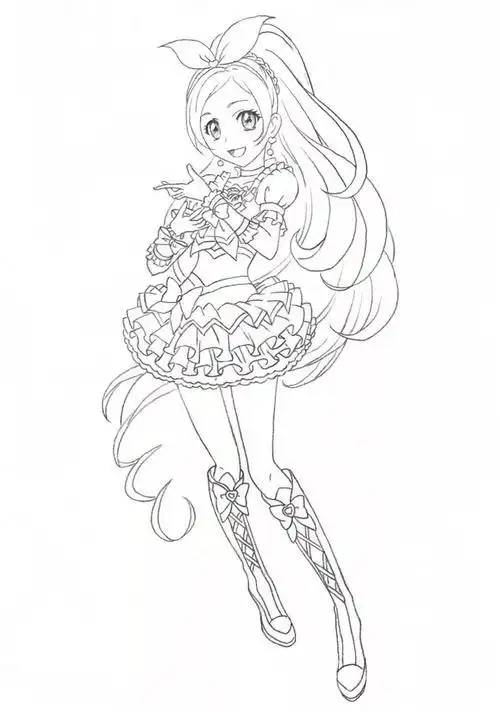 美少女简笔画来袭 超可爱美少女简笔画 可爱女生简笔画 可爱女生头像