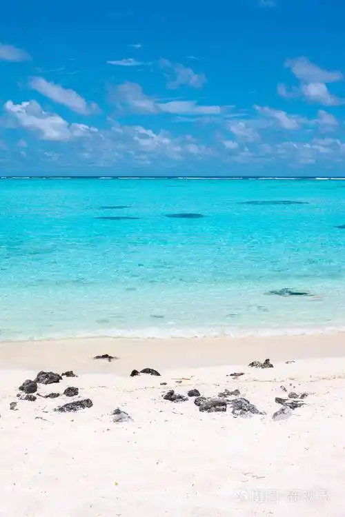 美丽的沙滩马尔代夫岛