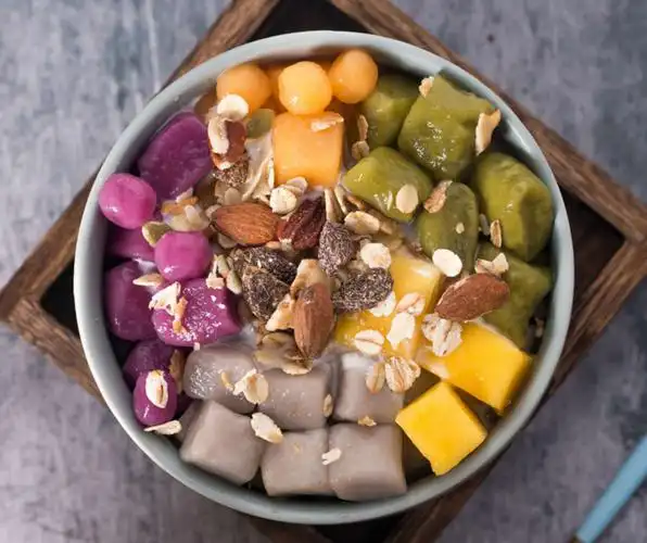 佳旺富黄金地瓜条&乐安达彩色芋圆 三色芋圆