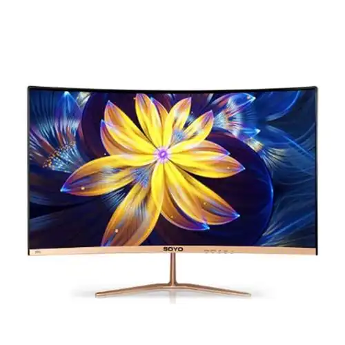 梅捷m6 24英寸超薄曲面显示器高清台式液晶电脑 云南电脑批发