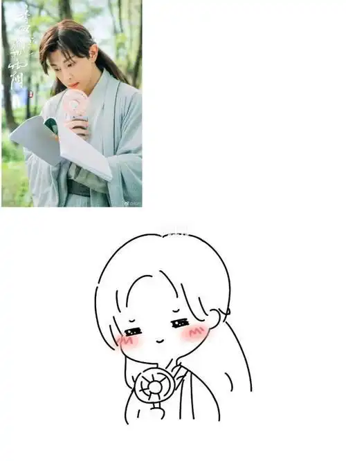 邓伦简笔画简笔画简笔画教程文化绘画