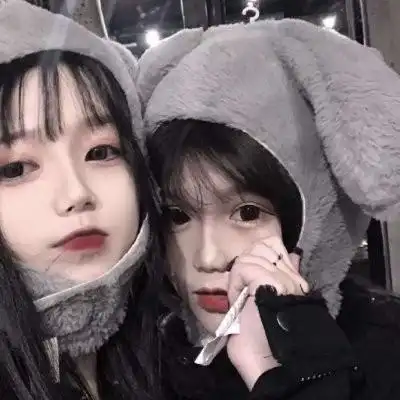 唯美意境一对姐妹头像