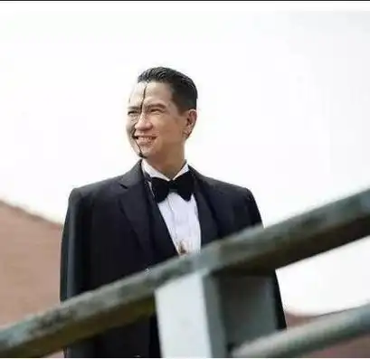 张家辉偏分油头发型是一头乌黑的短发发型,三七分式的刘海,这样的油头