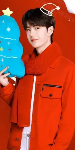 过年就要红红火火!安利王一博红衣造型,认认真真的准备过年了