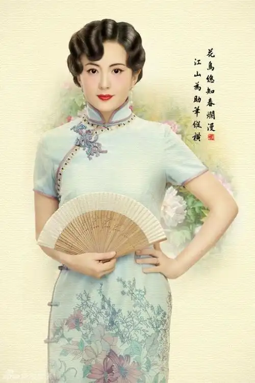 杨童舒复古大片贺新春 旗袍裹身娇娆多姿 【图画人生】-凯迪社区