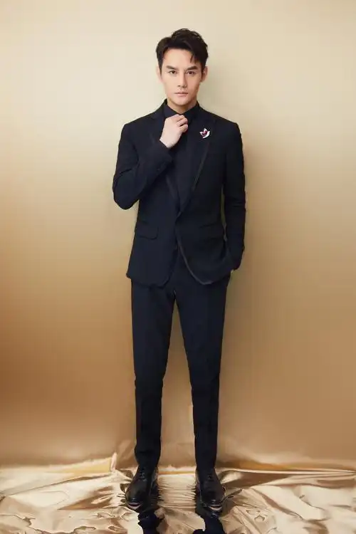 王凯帅气儒雅西装写真图片