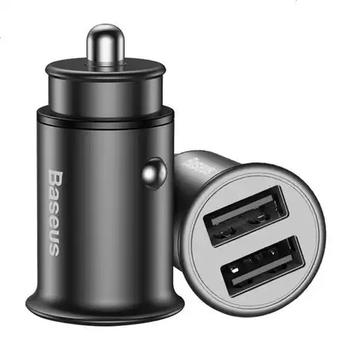 baseus倍思飞梭车载充电器手机多功能快充点烟器汽车充usb车充