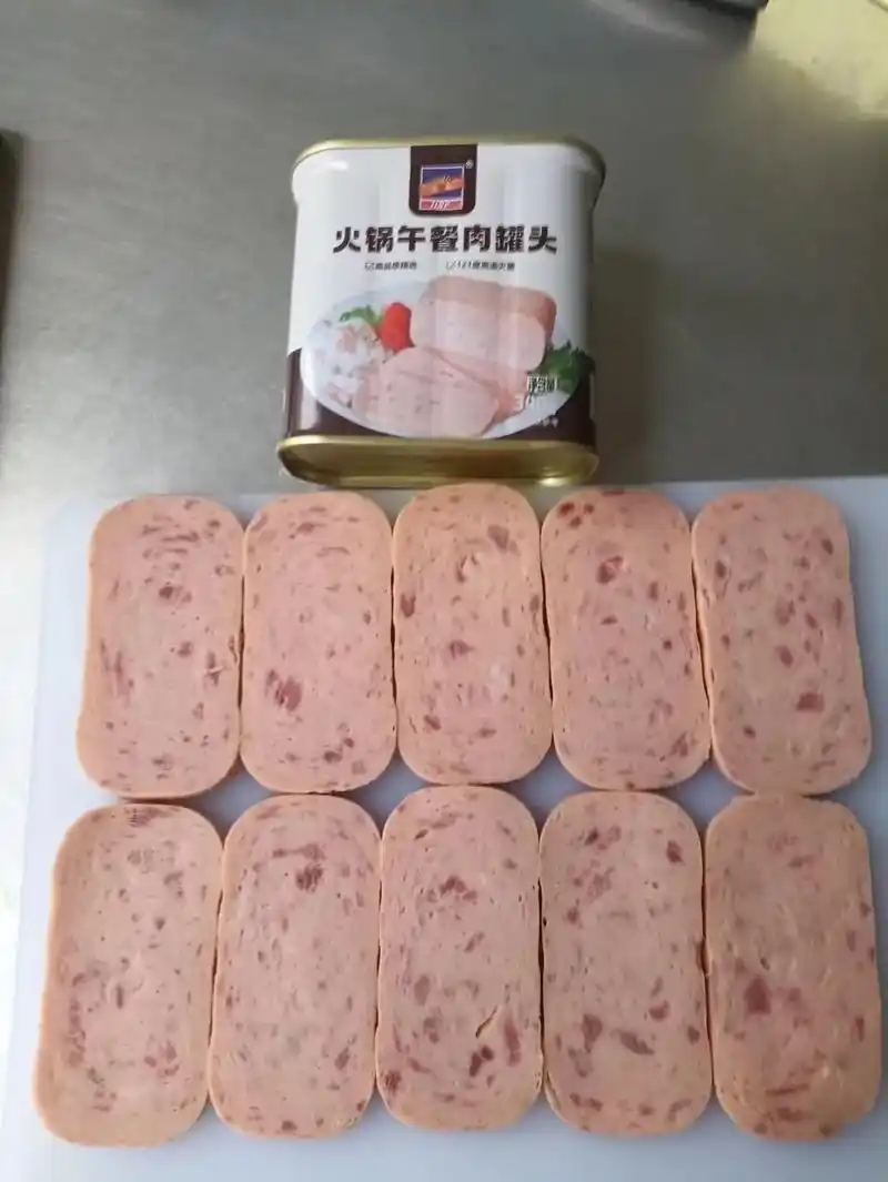 火锅午餐肉罐头云腿午餐肉罐头31340g醒午餐肉罐头特制红烧 - 抖音