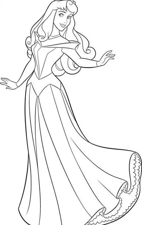 迪士尼公主简笔画教程 第2页迪士尼爱丽儿公主简笔画长发公主 迪士尼