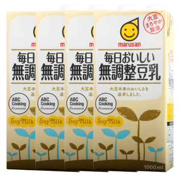 丸三爱日本豆乳原装进口丸三原味豆乳1l日式原味豆奶饮品无调整豆乳 4