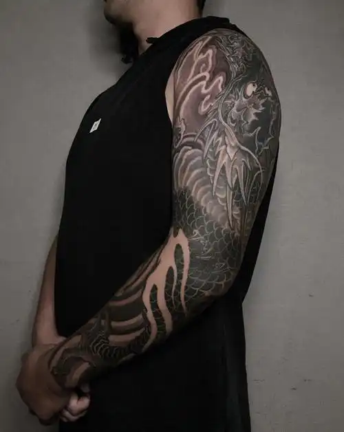 北京纹身整臂龙melbournetattooshop