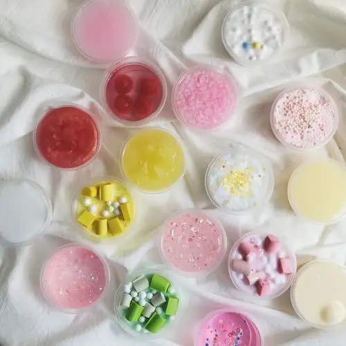 套装少女心 史莱姆水晶戳戳泥解压抖音美拍快手网红slime玩具成品