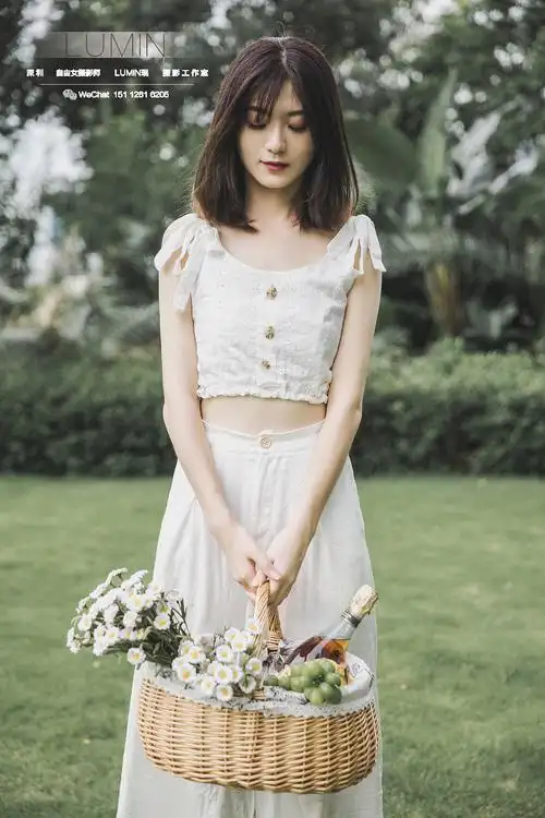 深圳个人写真室外摄影夏日小清新