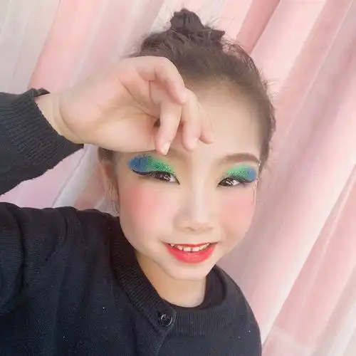 眼影出口儿童亮片套装女童舞台演出眼影