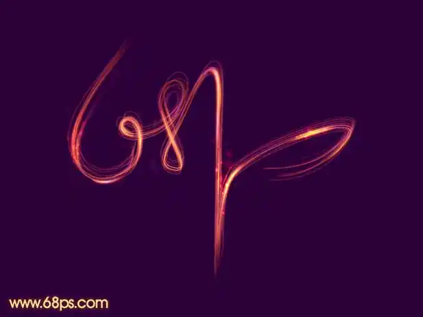 ps打造绚丽的高亮光丝字(6)