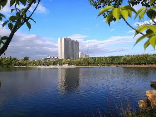 泗水圣源湖景色