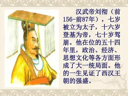 【初中历史】汉武帝推进大一统格局ppt课件20 北师大版