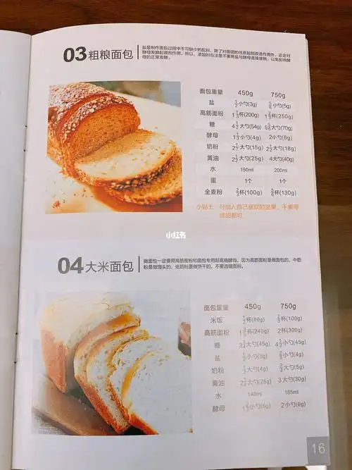 东菱面包机说明书食谱1