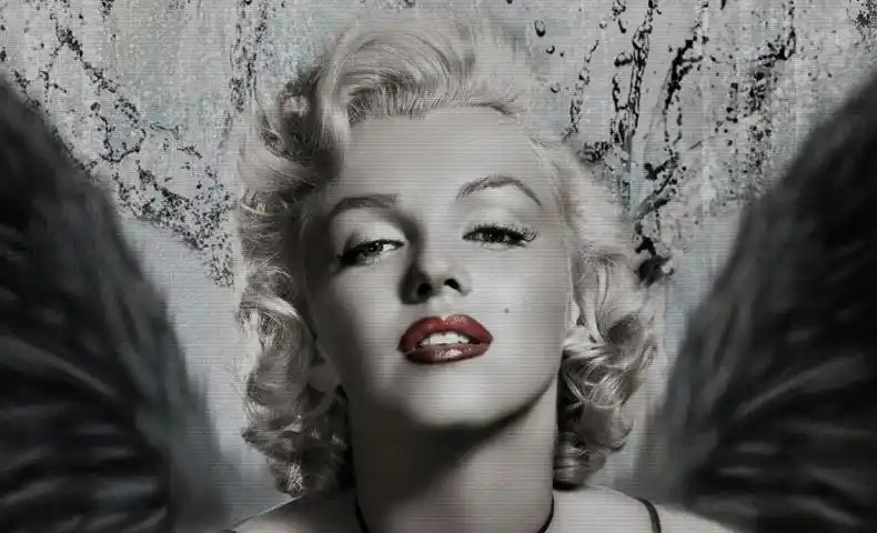 絮之家玛丽莲梦露奥黛丽赫本海报挂画女神客厅装饰画玄关画艺术酒吧