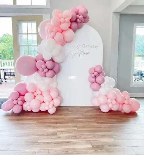 适合女生的生日派对气球布置