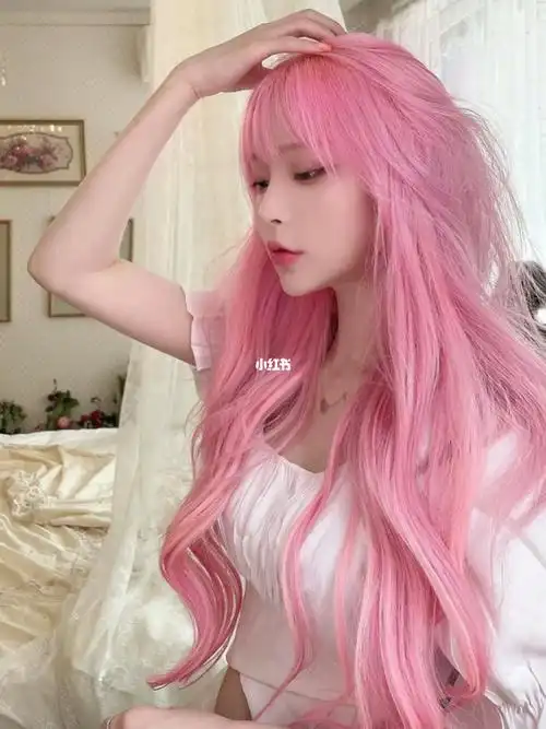 广州染发 广州烫发显白发色 粉色 广州染发哪里好