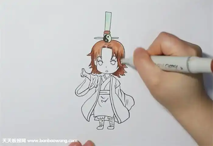 王权富贵简笔画