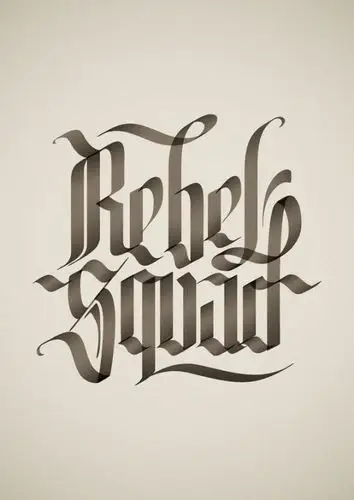 哥特体#____哥特字体分享.