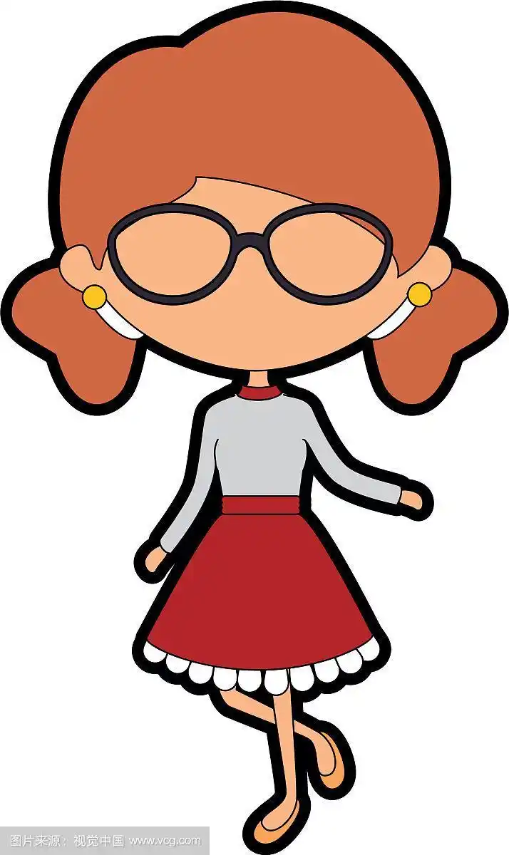 戴眼镜的女孩