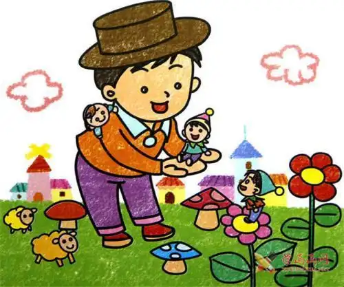 人物组合图简笔画彩色 简笔画图片大全-普车都