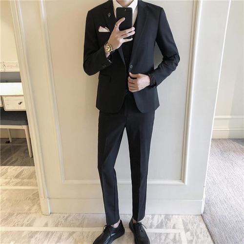 结婚西装男套装休闲修身帅气韩版英伦风新郎伴郎礼服男士西服外套