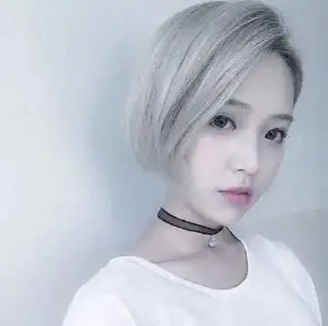 奶奶灰女生中长发头像