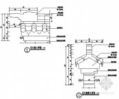 [分享]徽派马头墙cad图资料免费下载